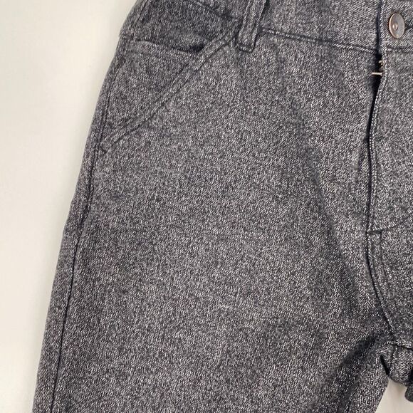 Roots Canada Heavyweight Slim Fit Marled Grey Twill junction knit Pants 6 - Picture 5 of 16